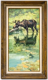 Frank Hagel Signed Original Oil on Canvas