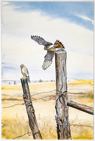 Steve Elliott Large Watercolor