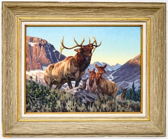 Daniel Metz Large Original Oil on Canvas