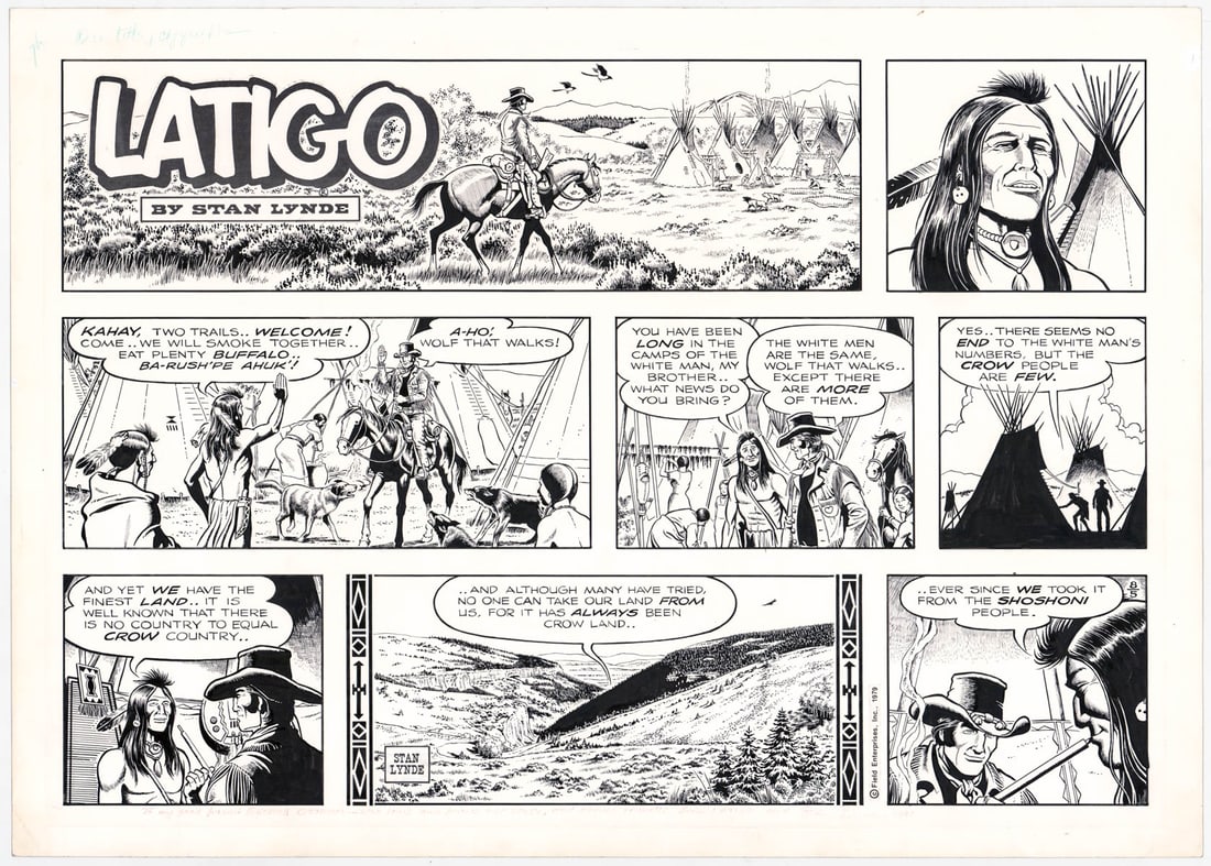 [Latigo] Stan Lynde Sunday Comic from April 19, 1. (1 of 2)