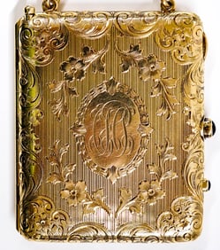 A 14k Yellow Gold Compact