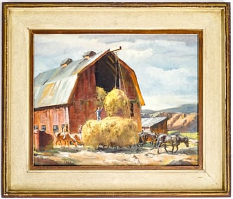 Walter Graham Original Signed Oil on Board