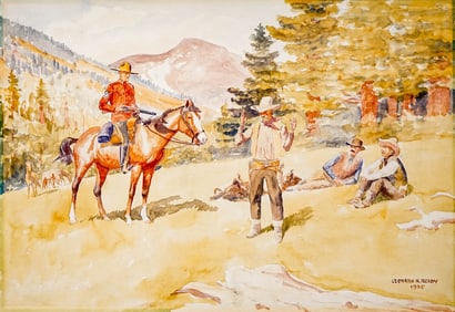 Leonard Reedy Original Watercolor