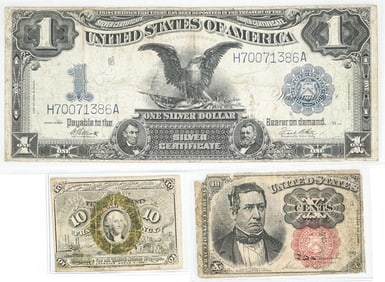 Antique U.S. Currency (3 pcs)