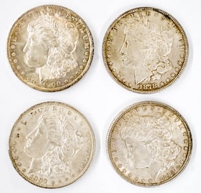 (4) U.S. Morgan Silver Dollars