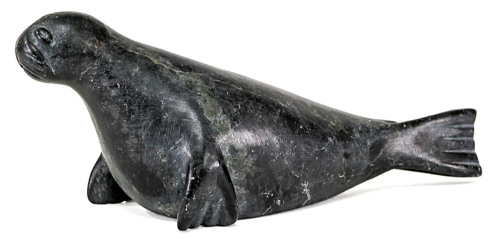 Inuit Carved Soapstone SIGNED [Seal] (1 of 4)