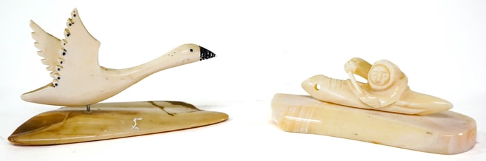 Alaskan (2) Small Carvings