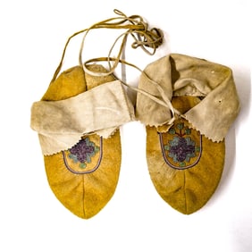 Native American Beaded Moccasins