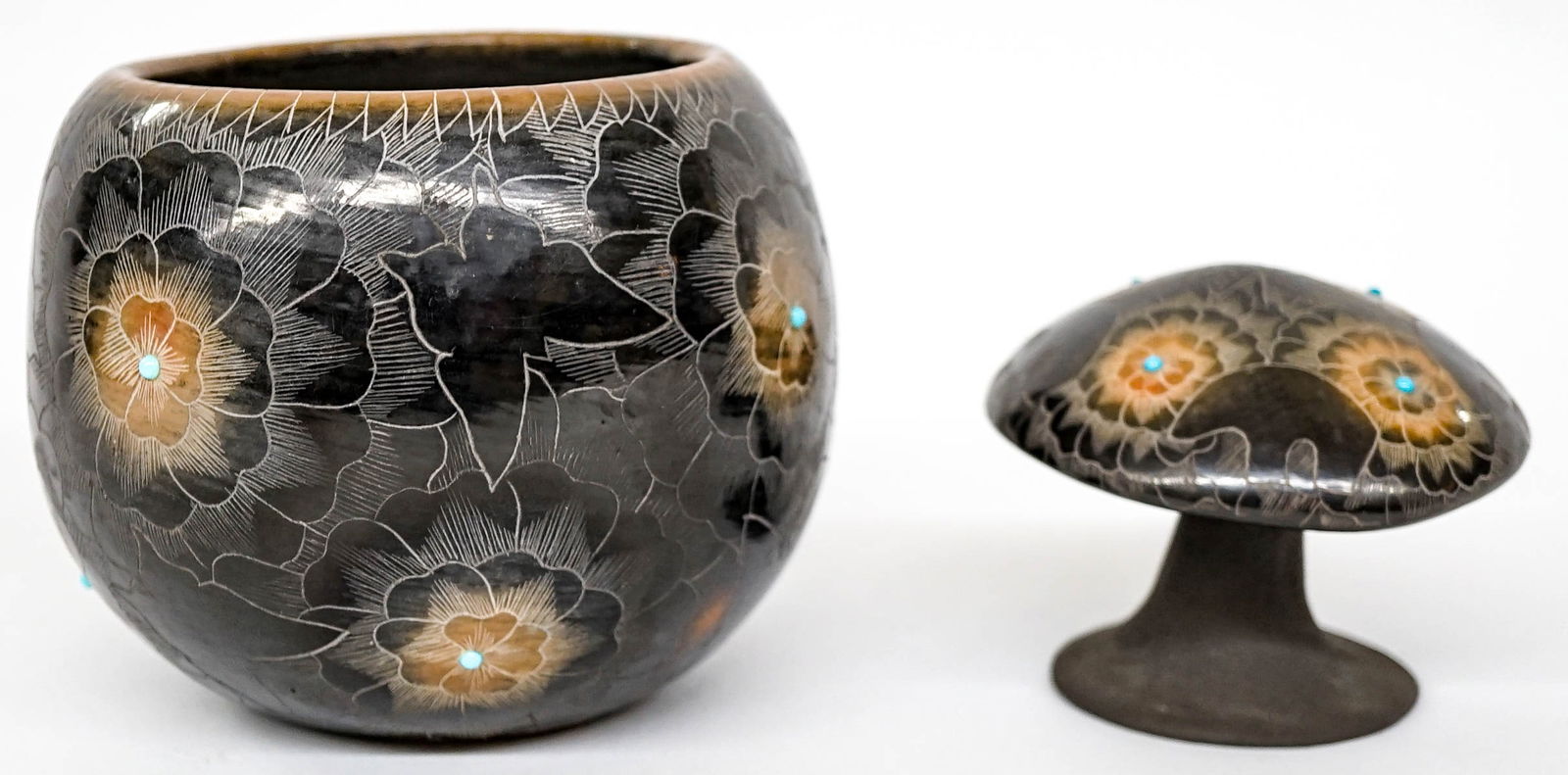 Julie Gutierrez (2 PCS) Pottery [Turquoise] (1 of 5)