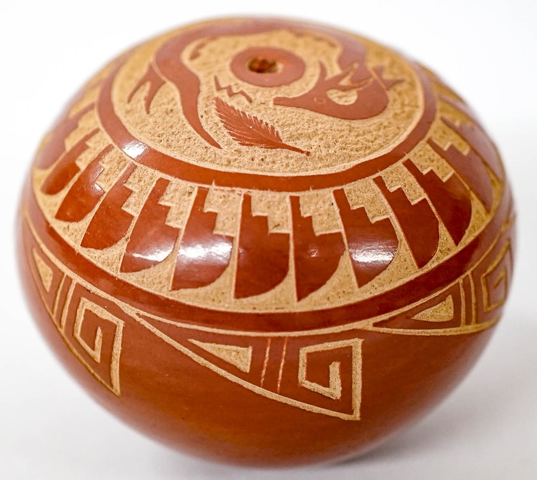 V. Tafoya - Jemez Pueblo Small Seed Pot (1 of 5)