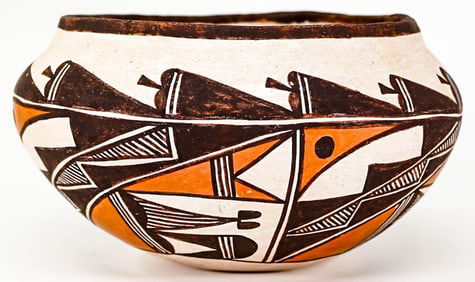 Laurie Pasqual Acoma Pueblo Polychrome Pot