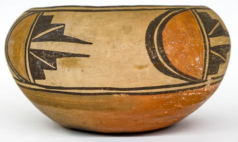 Hopi Pueblo 4.5IN Pottery Polychrome Bowl