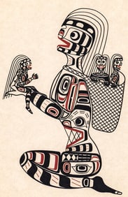 Norteen Hunt Signed Print [Cannibal Woman]