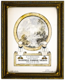 Maxfield Parrish Nights 1978 Print 12/500 SCARCE