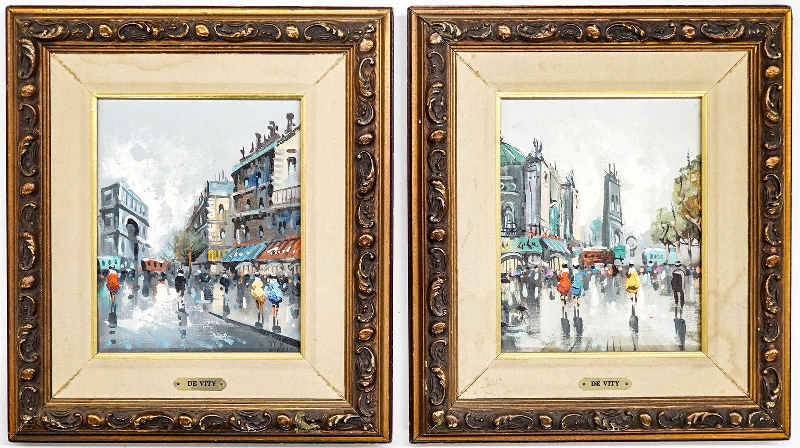 Antonio DeVity Pair of Vintage Oil Paintings (1 of 8)