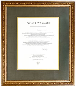 John Dufresne : Love Like Ours Signed & Numbered