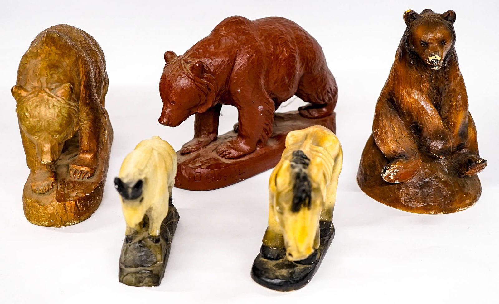 Ace Powell Plaster or Ceramic Figures (1 of 11)