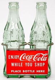 Vintage Coca-Cola Two Bottle Holder