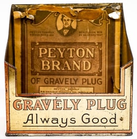 Gravely Plug Antique Metal Store Rack