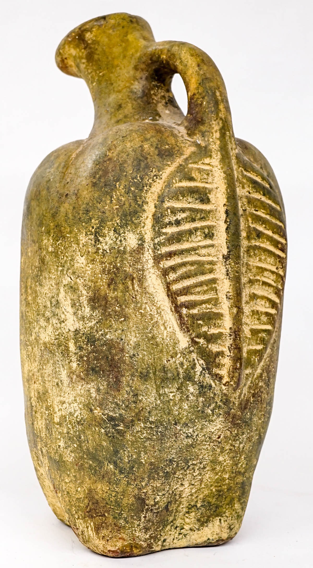 Large Unmarked Pottery Jug or Ewer (1 of 6)