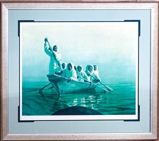 Fred Machetanz S/N Print Gallery Framed