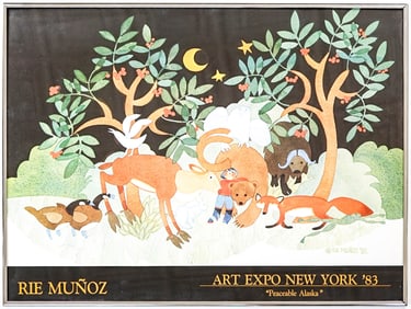 Rie Munoz Art Expo New York 83 Peaceable Alaska