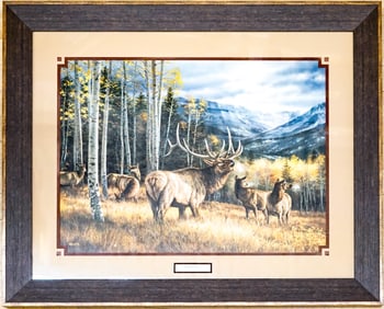 Rosemary Millette 'Meadow Music' Lithograph [Elk]