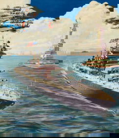 WWII US War-Time Advertising Litho [Unused]