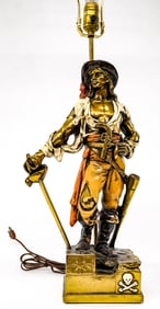 Armour Bronze Pirate Lamp