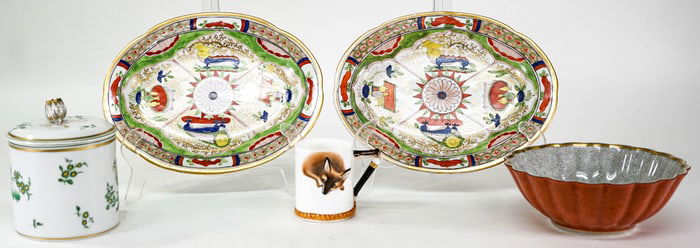 Serving (6PCS) Dishes / Plates [Dragon / Tiger]