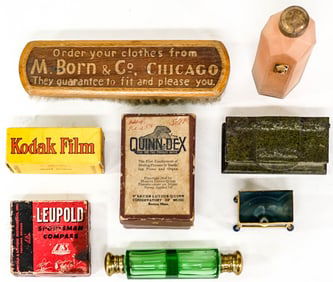 Various (8) Vintage Items [Leupold Compass]