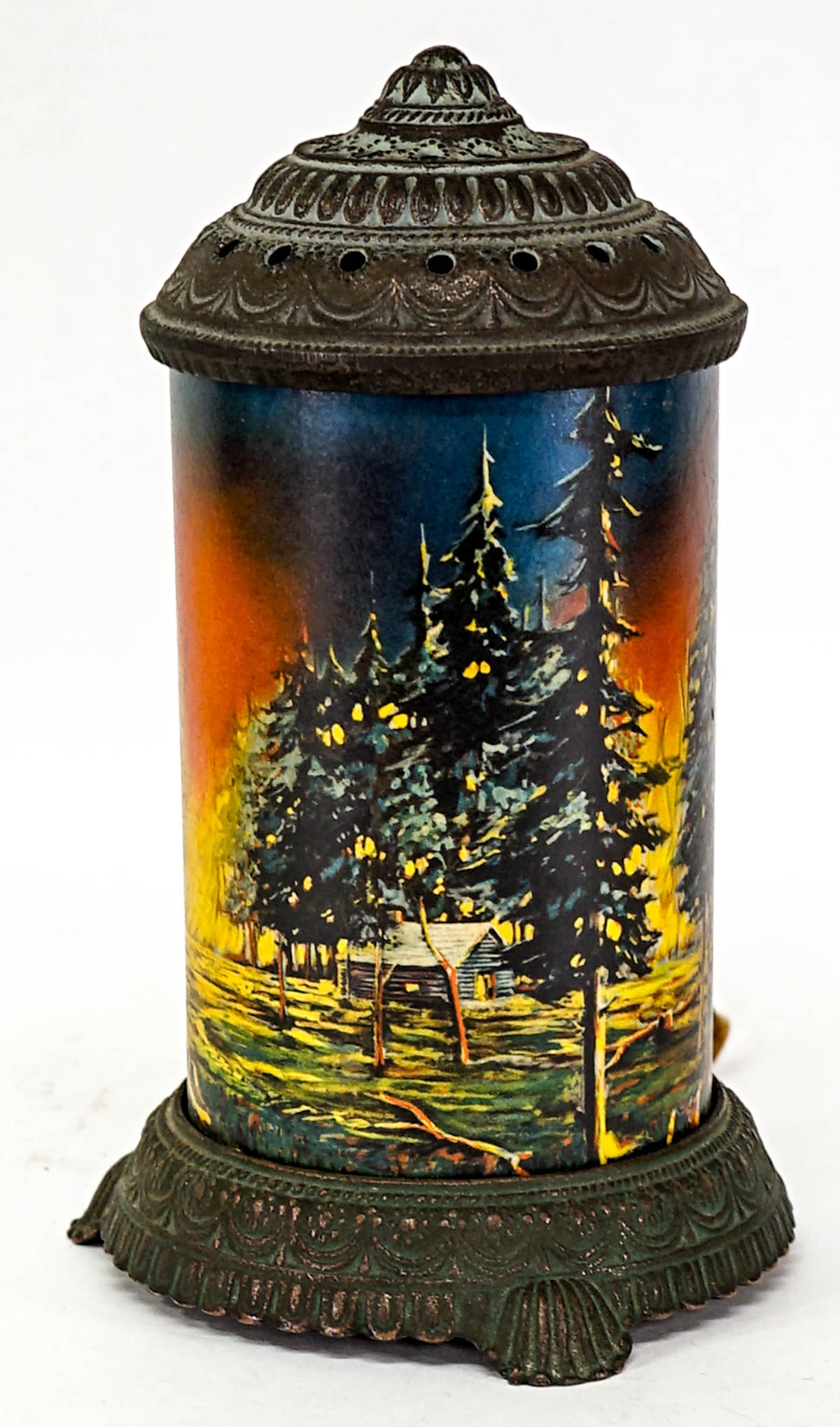 Vintage Scene in Action Motion Lamp [Forest Fire] (1 of 5)