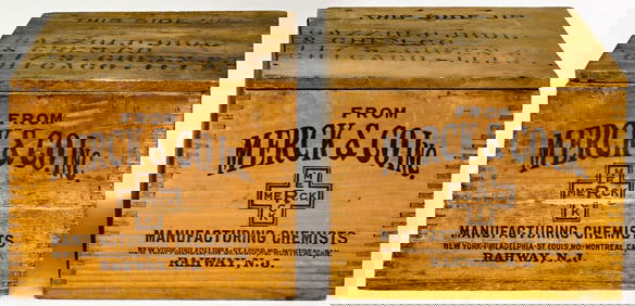 Merck & Co. Inc. (2) Wood Transport Boxes