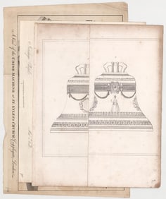 Antique (3 Sheets) Prints [Bells, Chime Machine]