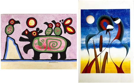 Donald Barry Peters Oil on Canvas [First Nations]