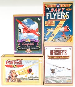 ERTL 1929 Lockheed Model Airplane Coin Banks MIB