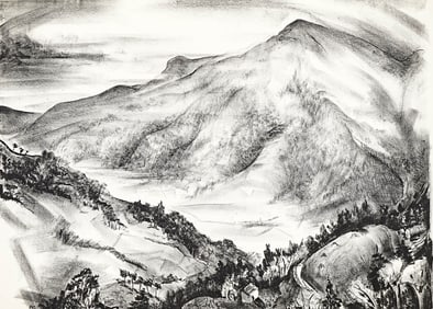 Benton Spruance Hand Signed Lithograph