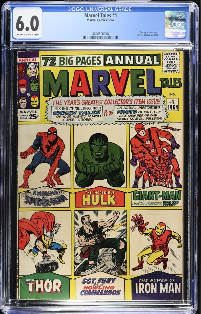 Marvel Tales #1 1964 CGC 6.0 (1 of 2)