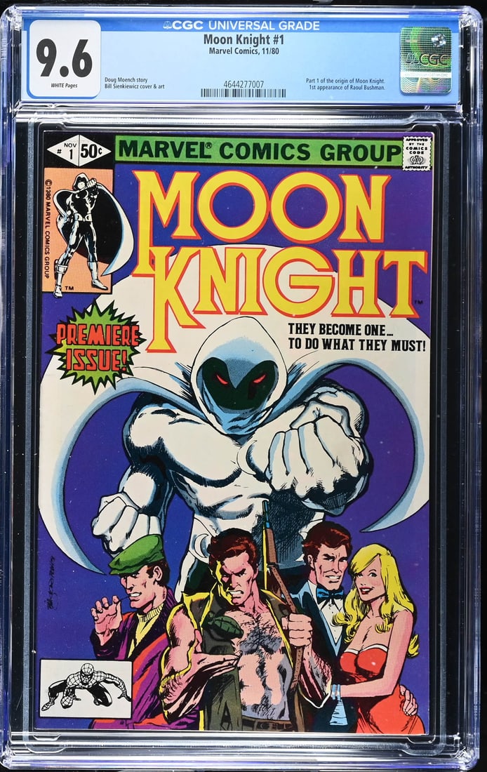 Moon Knight #1 11/80 CGC 9.6 WHITE PAGES (1 of 2)