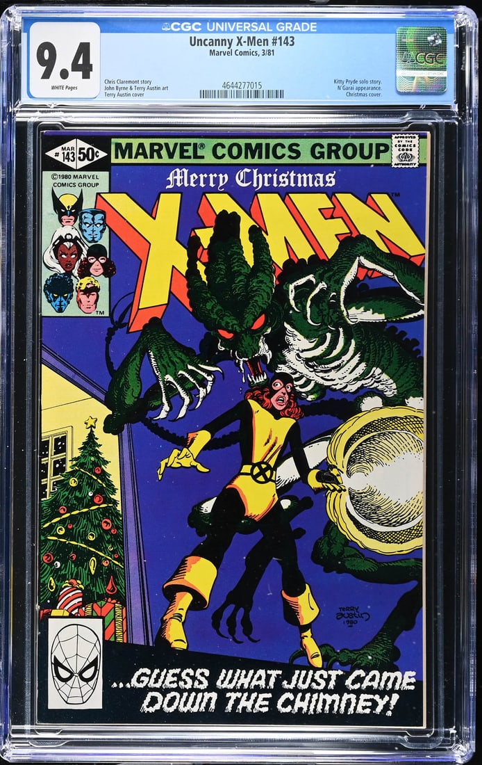 X-Men #143 3/81 CGC 9.4 WHITE PAGES (1 of 2)