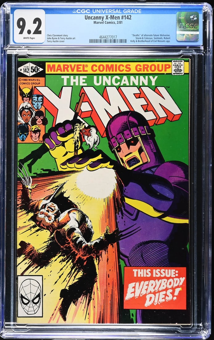 Uncanny X-Men #142 2/81 CGC 9.2 (1 of 2)