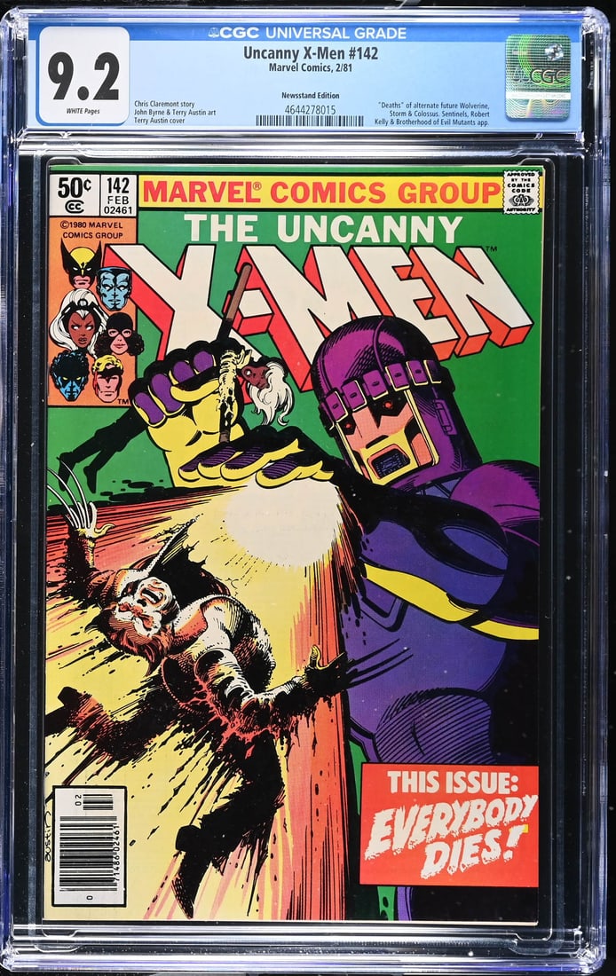 Uncanny X-Men #142 2/81 CGC 9.2 (1 of 2)