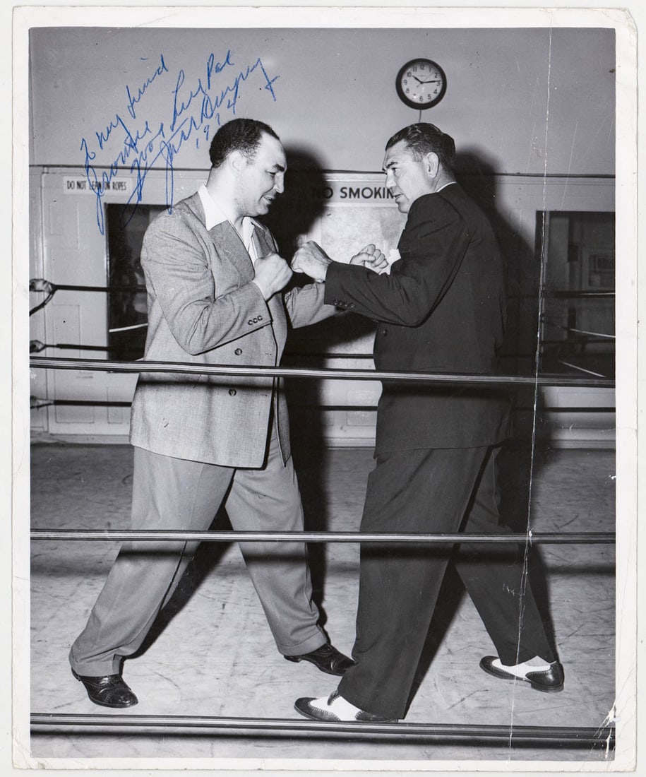 Jack Dempsey 8x10 Photo SIGNED LOA Boxing (1 of 4)