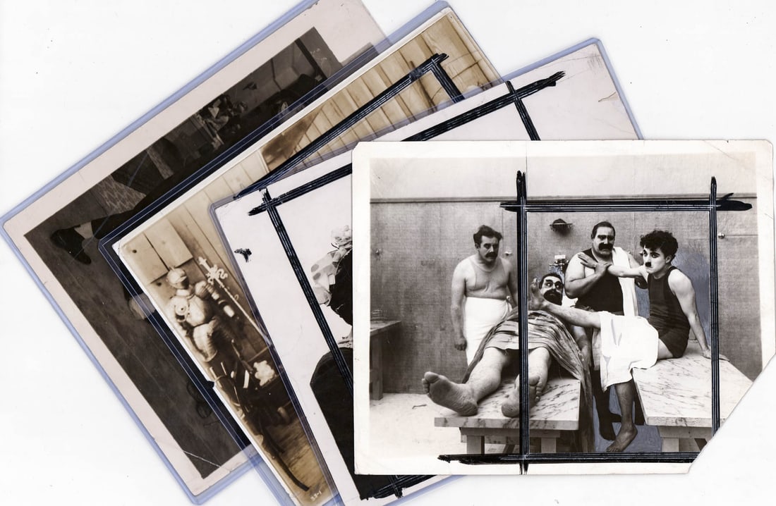 Charlie Chaplin (3) Antique Photos (1 of 9)