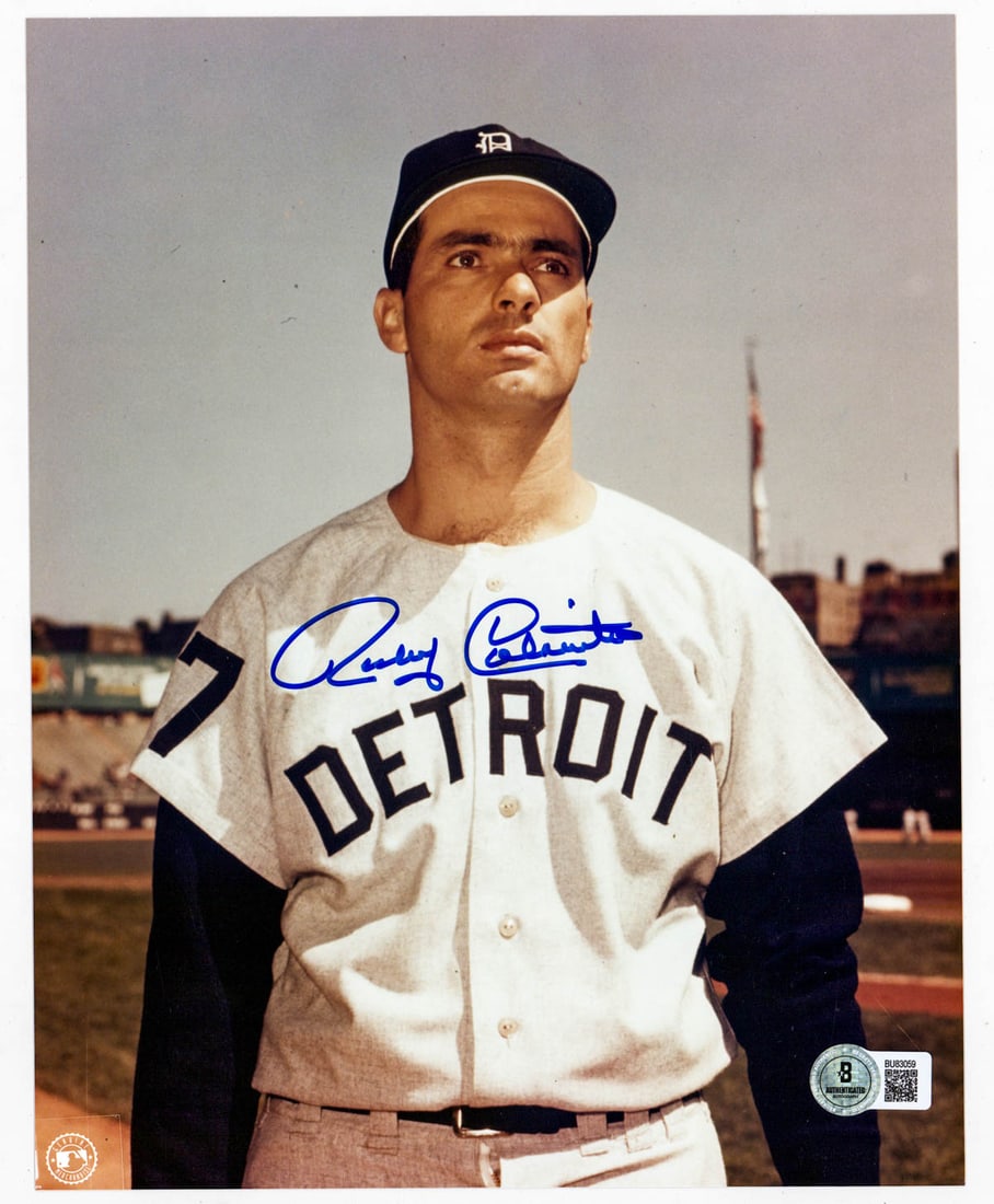 Rocky Colavito 8x10 Photo SIGNED BAS COA (1 of 3)