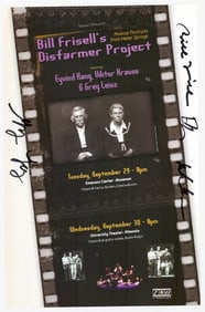 Bill Frisell's Disfarmer Project SIGNED 11x17