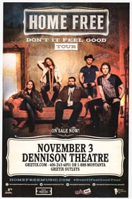 Home Free BAND SIGNED 17x11 Poster