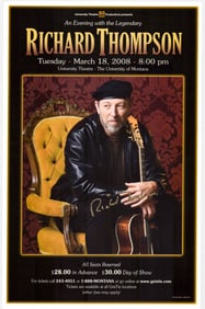 Richard Thompson 17x11 Poster SIGNED