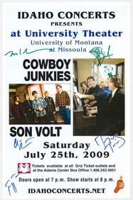 Cowboy Junkies; Son Volt 17x11 SIGNED Poster