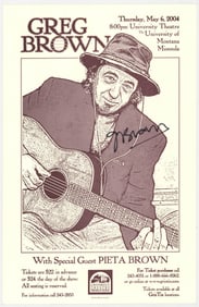 Greg Brown SIGNED 11x17 Poster